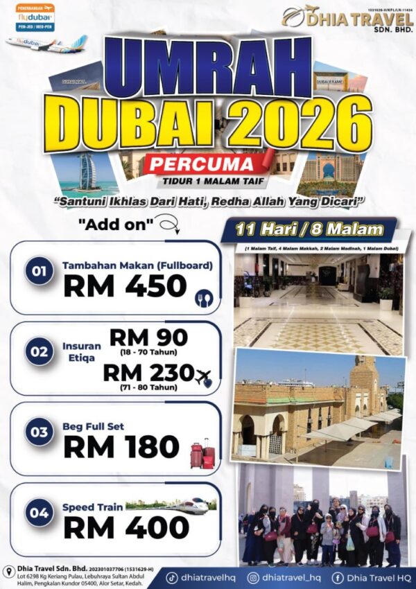 Umrah Dubai RM5899 (PEN) - Image 2