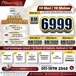 Awal Ramadhan RM6999 (PEN)