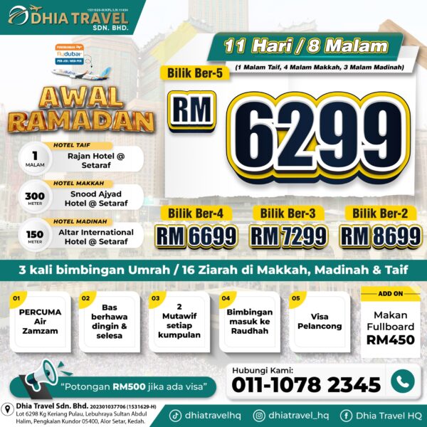 Awal Ramadhan RM6299 (PEN)
