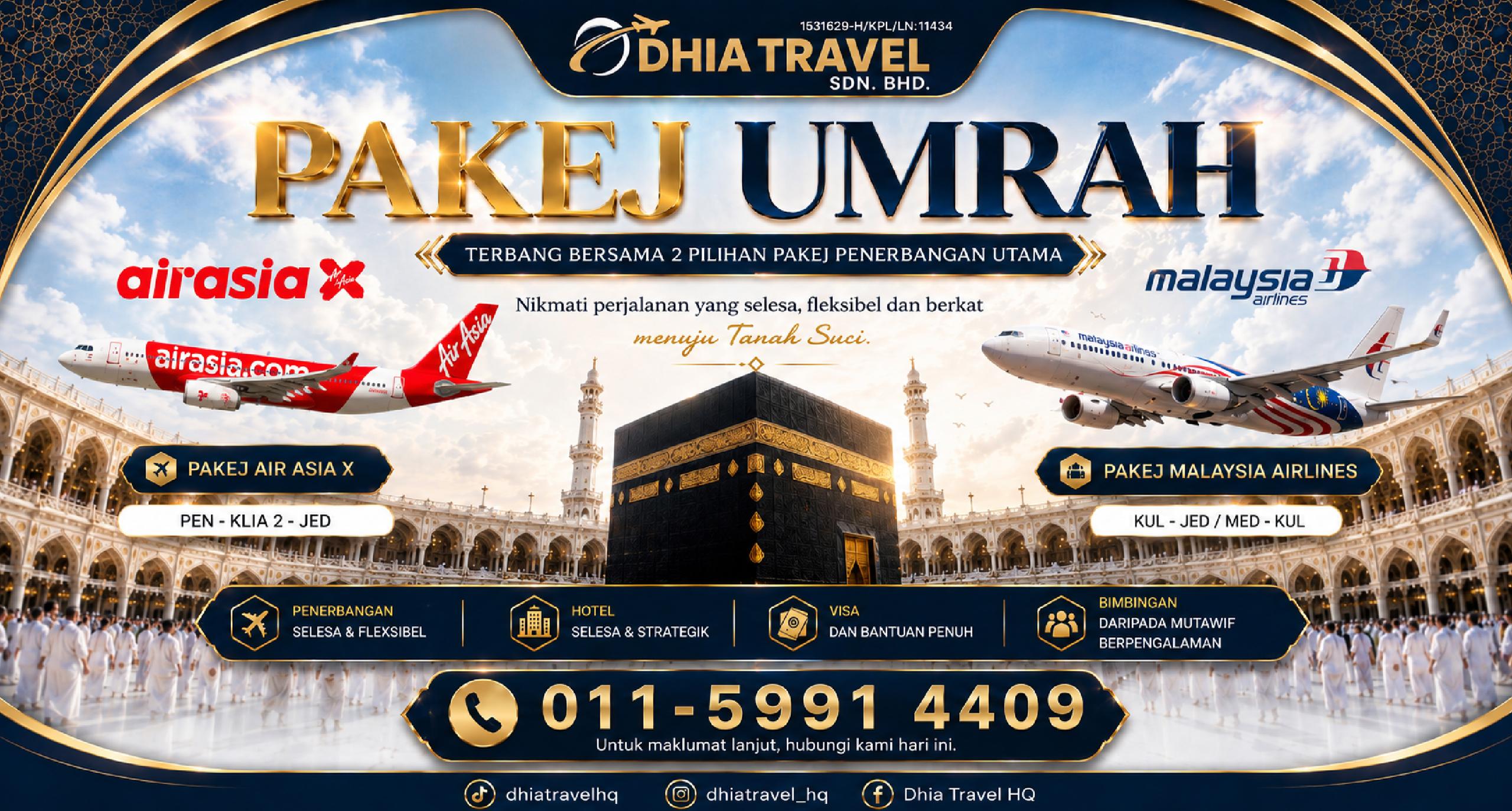 Pakj Umrah Dhia Travel