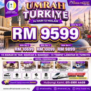 UMRAH TURKIYE RM 9599 (PEN)